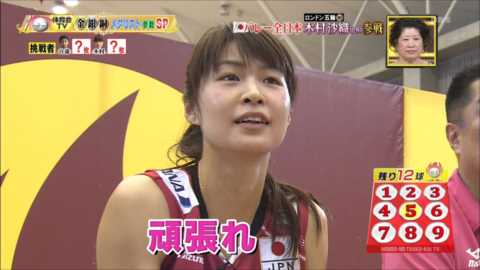 【画像】木村沙織の下着が透けている…汗ばんでくっきりと…(※体育会TVキャプあり)