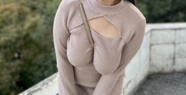 【画像】最新のニット巨乳、エロすぎるwww