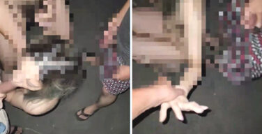 日本の海水浴場で男3人にフ○ラチオしてるギャルの動画が海外で話題になってしまう