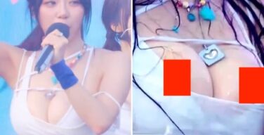 【動画】ライブ中の巨乳アイドル、めちゃくちゃ乳首見えてると話題にｗｗｗ