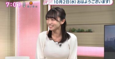 【画像】この乳で気象予報士とかあかんやろ…