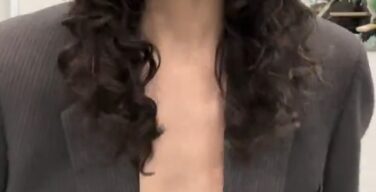 【動画】ノーブラで美容院に来るエチエチな女の子www