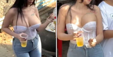 【動画】ベトナムの路上ライブ、爆乳客が ”揺れすぎて” 400万再生を叩き出すｗｗｗ