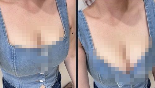 【画像】ドスケベまんさん エッチな服装で大学に行ってしまう