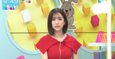 【画像】TBS田村真子アナの胸がとんでもないことに
