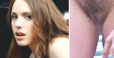 【ガチ画像】美少女モデル、撮影現場で乳首も無修正マ○コも晒されてしまう…
