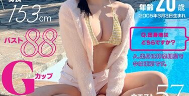 Gカップ現役女子大生、AVデビュー