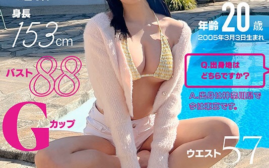 Gカップ現役女子大生、AVデビュー