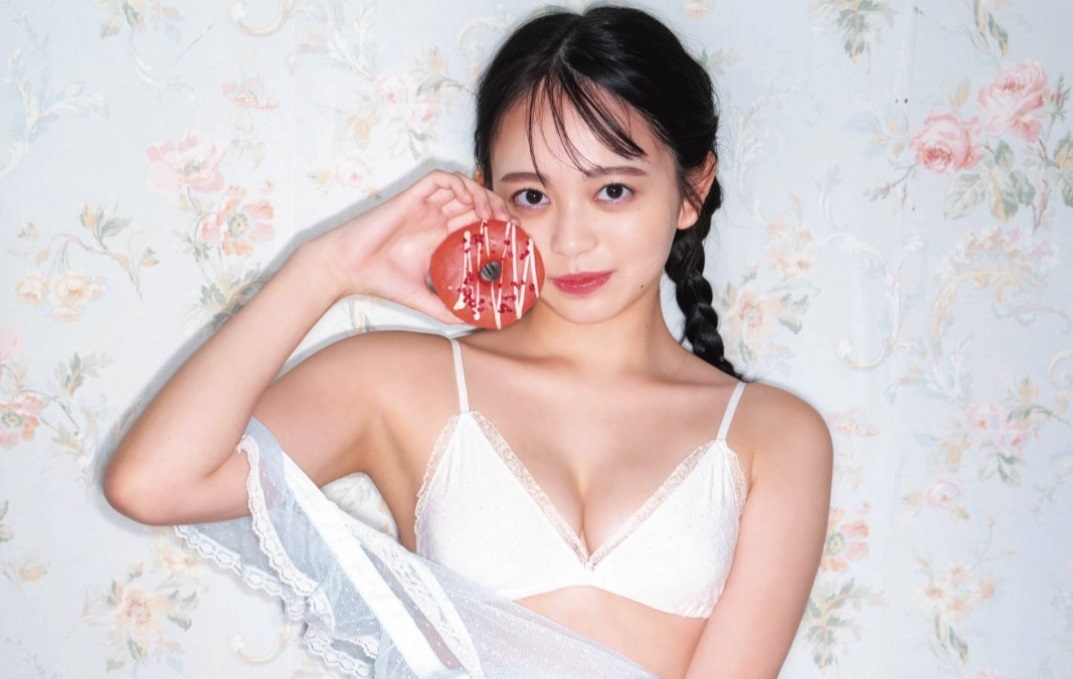 蓬莱舞、写真集のおっぱいがエロい！制コレ最強美少女のグラビア、最高だわ・・・（エロGIF動画）