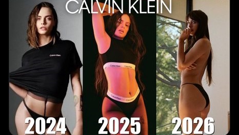 【画像】Calvin Kleinの下着モデルの変遷が激しすぎると話題に